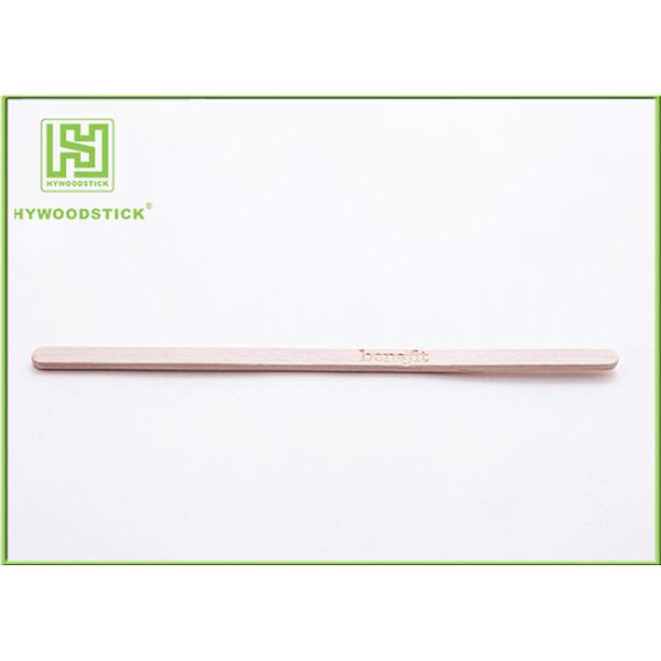 Dry Ice Swizzle Sticks Wooden Material , Individually Wrapped Stir Sticks For Coffee