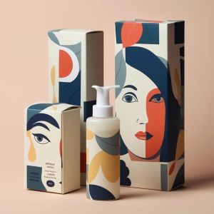 Custom Logo Printed Kraft Paper Soap Shampoo Packaging Boxes for Retail Stand