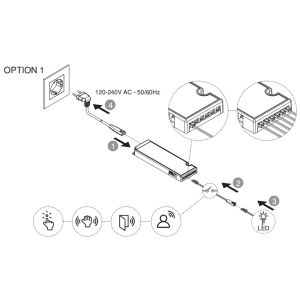 240V Under Cabinet LED Driver