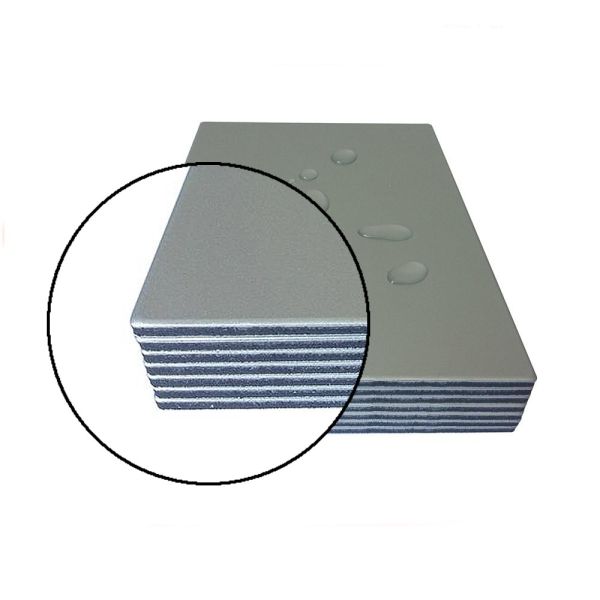 Interior Wall Nano Silver ACP Sheet PVDF Coating For Building Cladding