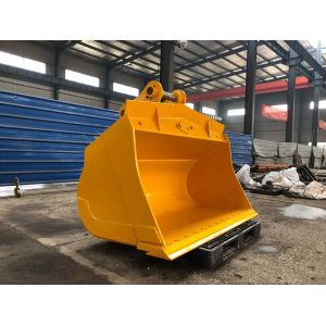Steel Excavator Tilt Bucket Custom Size 0.1-0.75 CBM Capacity