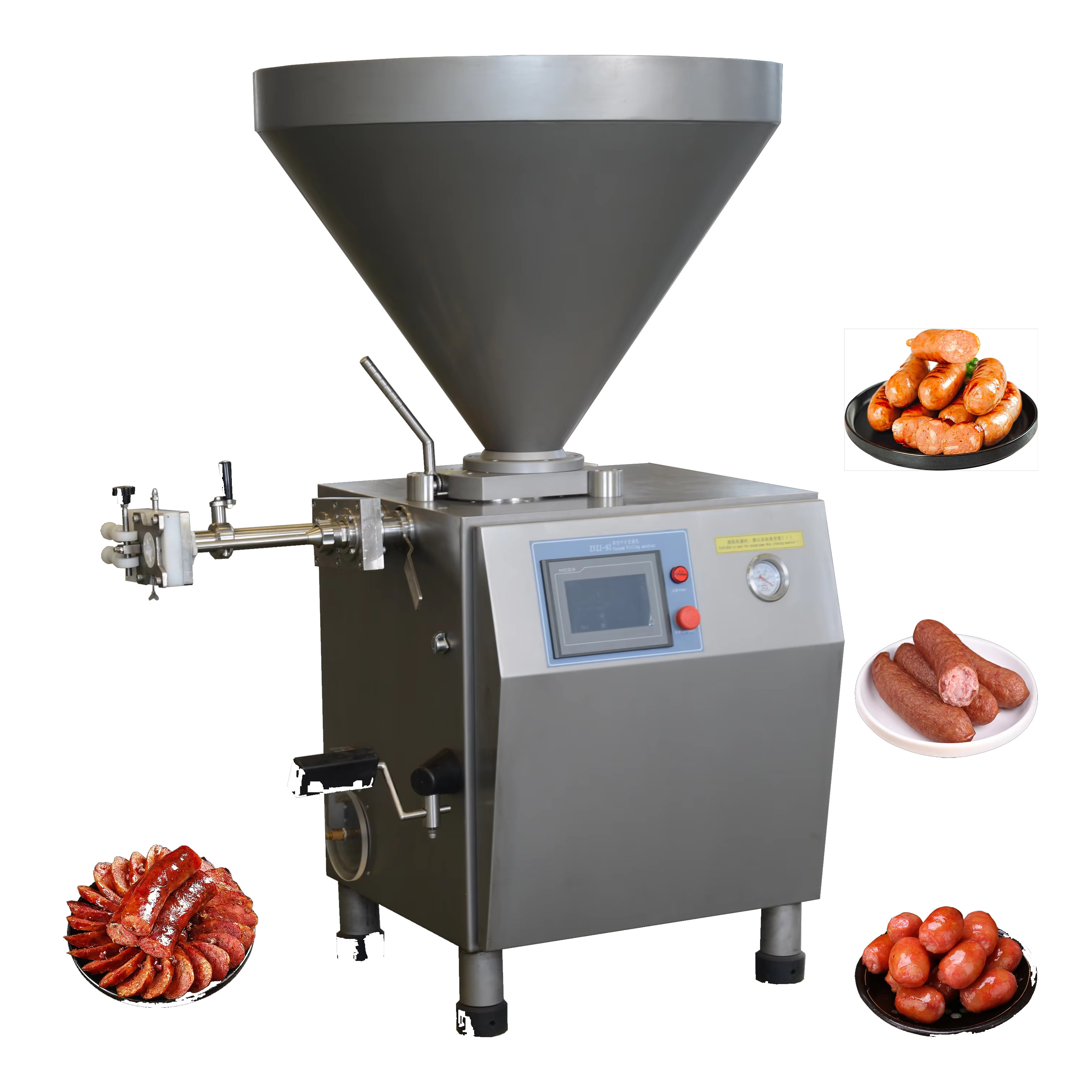 Quality Vacuum Sausage Stuffer Machine For Industrial Sausage Production for sale