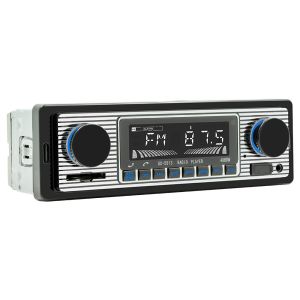 1 Din Plastic Car MP3 Radio with BT Handsfree FM/SD Power Protection AUX USB