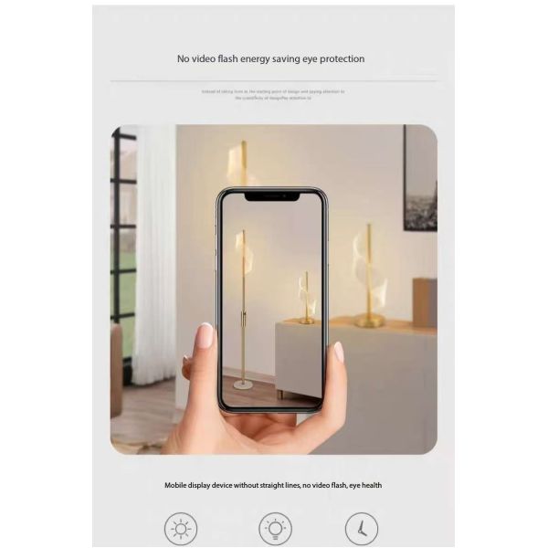 Very Simple Modern Light Luxury Living Room Sofa Next To The Bedroom Bed Study Creative Decorative Vertical Reading Floor Lamp