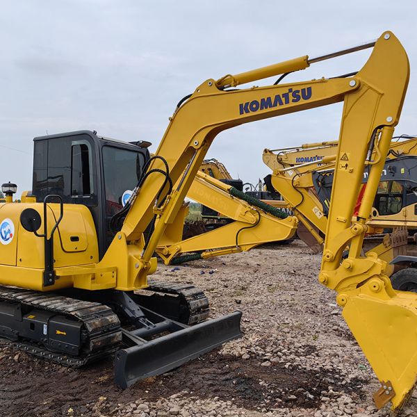 5T Tracked Small Used Komatsu Excavators PC56-7 Hydraulic Crawler