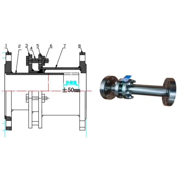 Custom Extended DN50 900LB FM Flange Stainless Steel 316L SSQ Expansion Joint