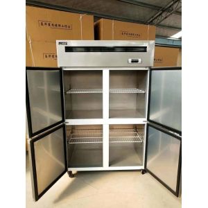 Four Door Stainless Steel Freezers 220V 32 Cubic Foot