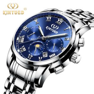 KINYUED J015-1 Luminous Distinctive Style Watches Waterproof Stainless Steel