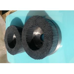 Metal Base CNC Deburring Brushes / Nylon Abrasive Filament Brushes With Locating