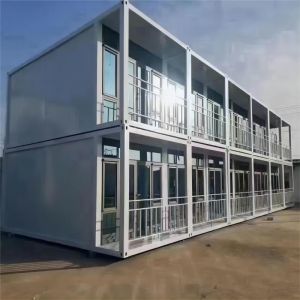 White Prefabricated Modular Houses for Custom 20ft 40ft Portable Office