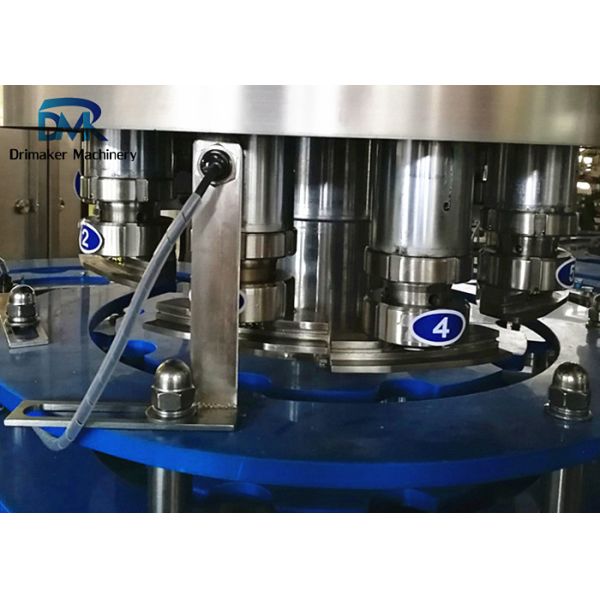 Carbonated Soft Drink Glass Bottle Soda Filling Machine Motor Driven