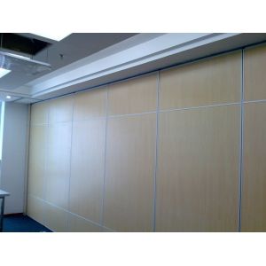 Sliding Aluminium Acoustic Partition Walls Hotel Soundproof Folding Operable