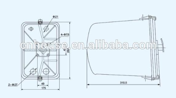 Grey Irrigation Pivot Tower Box , Plastic Booster Tower Control Box