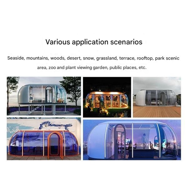 Hotel PC Star Room Bubble Room Transparent Glass Sun Room Outdoor Scenic Area Homestay Restaurant Starry Tent