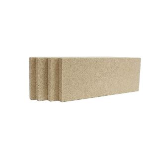 Vermiculite board for fire protection and thermal insulation