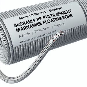 8 Strand PP Marine Mooring Rope 30mm-120mm Floating Polypropylene