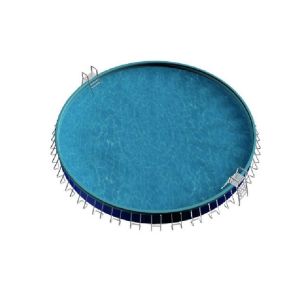 Round Shaped Outdoor Above Ground Pool Customized Size 0.9mm Tarpaulin PVC