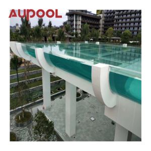 Quality Clear Acrylic Glass Remote Swimming Pool Cover for Intermountain Over Ground Pools for sale