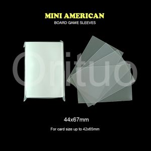 Cpp Board Games Sleeves 44x67mm American Card Sleeves Non Glare