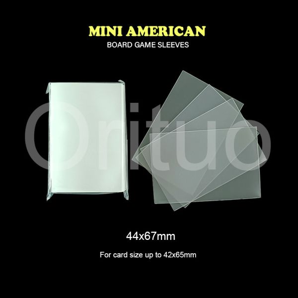 Buy Cpp Board Games Sleeves 44x67mm American Card Sleeves Non Glare at wholesale prices