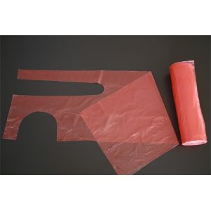 Disposable PE Apron PE Aprons With Tie Flat Pack Roll Pack Food Processing