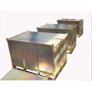 Warehouse Metal Storage Bins-storage metal folding container
