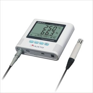 Quality Large LCD display external sensor high accuracy Temperature Humidity Data Logger with alarm function and software for sale