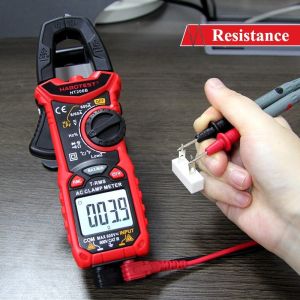 HT206B 600A Digital Clamp Tester , 600V Clamp Meter With Capacitance