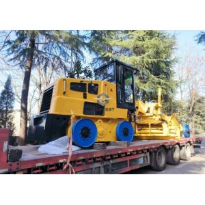 PY165C Motor Grader 3660mm Blade with Cummins Engine 125kw Sale to Tanzania