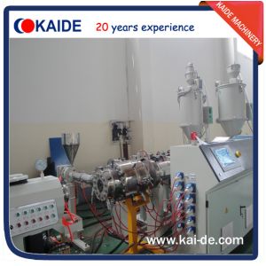 Glassfiber PPR pipe extruding machine 28-30m/min KAIDE extruder