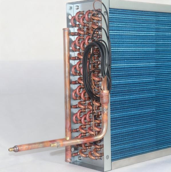 Buy Copper Vertical Finned Condenser for HVAC 20mm Tube at wholesale prices