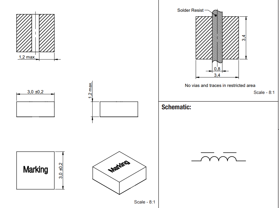 Compact SMT Shielded Power Inductor For Body Electronics Lighting 784383340033