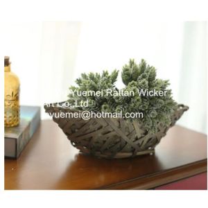 China 2016 new style bamboo piece garden baskets round shape on sale