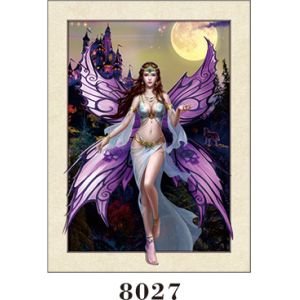 Sexy Women Painting 5d Photography For Restaurant / Custom Lenticular Printing