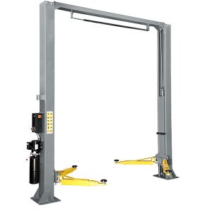 Asymmetric Arms 2 Post Car Lift Cylinder Directly Drived