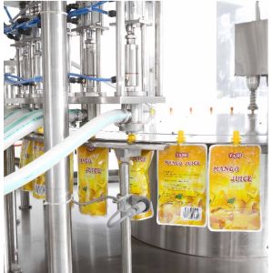 Automatic Spout Pouch Filling Machine With 8.5-20MM Nozzle Diameter