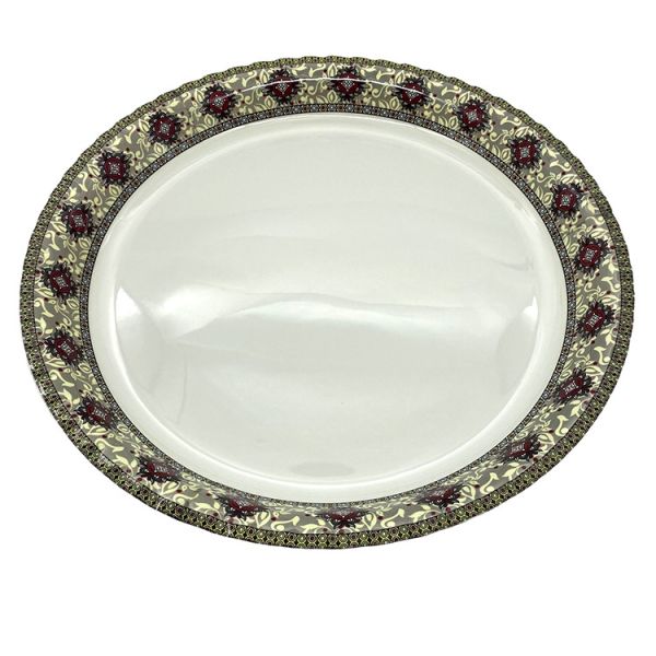 Buy Durable Melamine Plates Restaurant Supply / Scratch Resistant Dinner Plates BSCI at wholesale prices