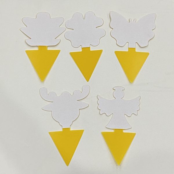 Affordable and Plants Garden Insert Yellow Glue Sticky Fly Insect Termite Trap Killer