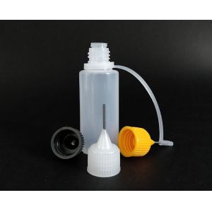 Elegant Screw Cap Plastic Liquid Dropper Bottles With Smooth Surface
