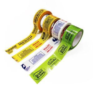 Logo Printed Adhesive BOPP Packing Tape Jumbo Roll Custom