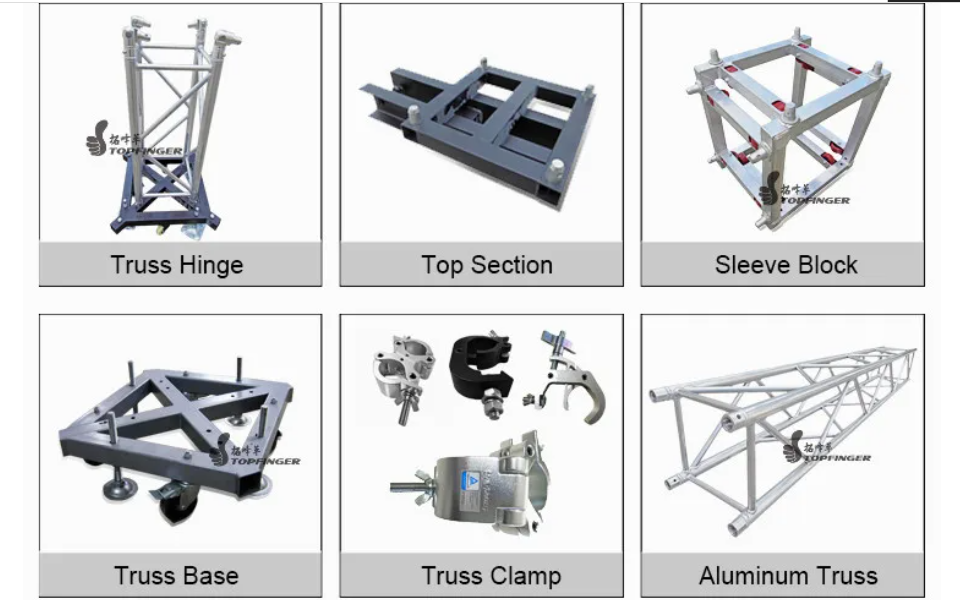 Cheap Silver, Aluminum Or Customized Lighting Aluminum Stage Truss System For Event