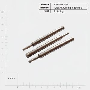 Quality Polished Stainless Steel Pins Precision Machined Parts With Intricate Details for sale