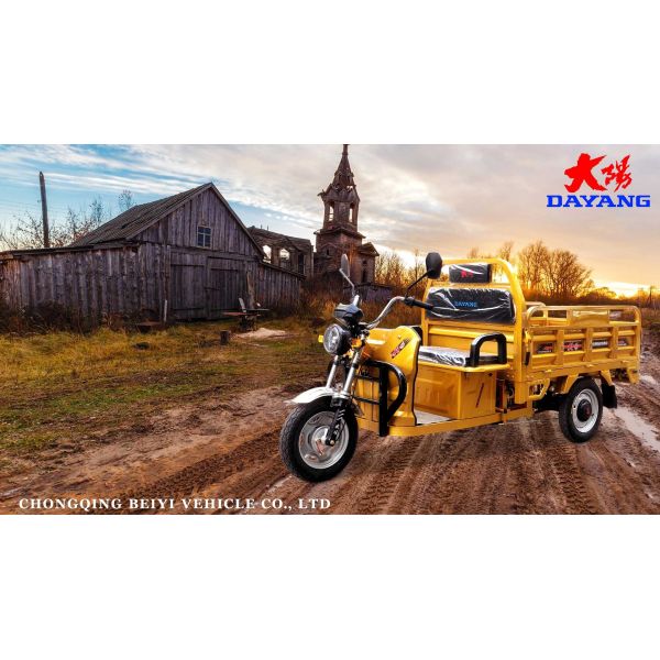 Electric Cargo Transportation Yellow Electric Tricycles DY-160-1