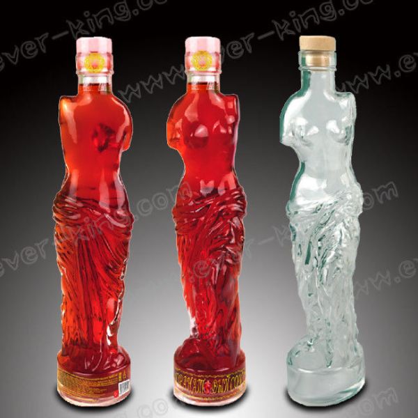 700 ML Crystal White Flint Glass Vodka Liquor Bottle for Luxury Spirit and Liquor-new yoslol