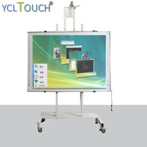 Aluminum Frame Interactive Electronic Whiteboard 20 Points 82 Inch