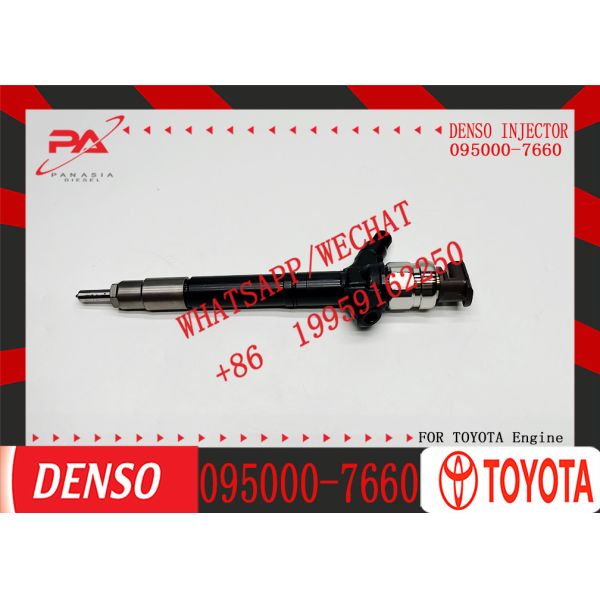 095000-7660 Common Rail Fuel Injector 095000-7661 For DENSO For TOYOTA 2.0 VERSO 23670-09180 23670-0R190 Diesel