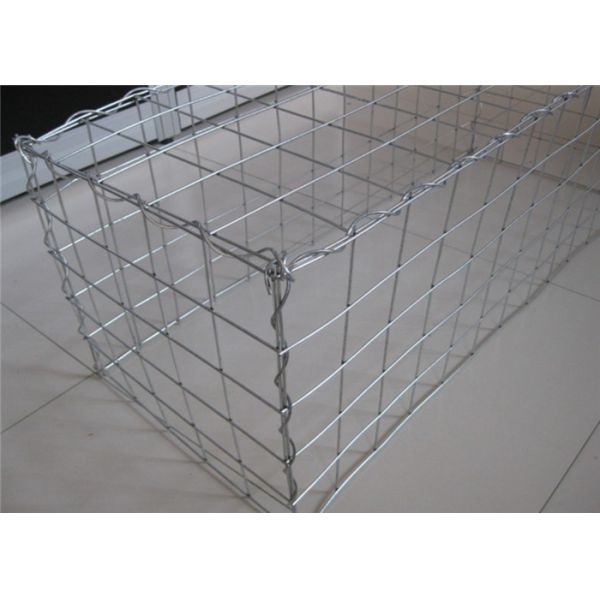 75x75MM Opening Welded Wire Gabions Mesh For Garden Decoration Wall
