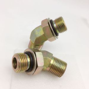 Galvanized Fitting BSP Male  1/2 O Ring Adapter