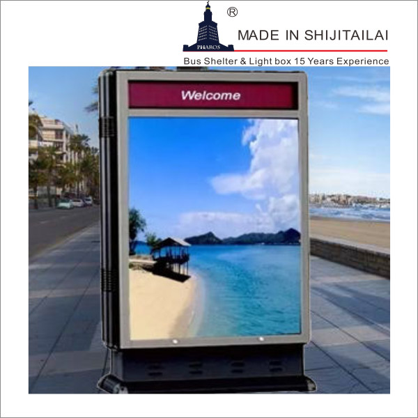 Buy Aluminum Alloy 3000lux 10A Double Sided Light Box at wholesale prices