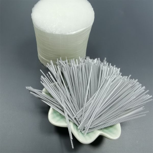 Buy Synthetic Macro Polypropylene Concrete PP Fiber For Screed grey at wholesale prices